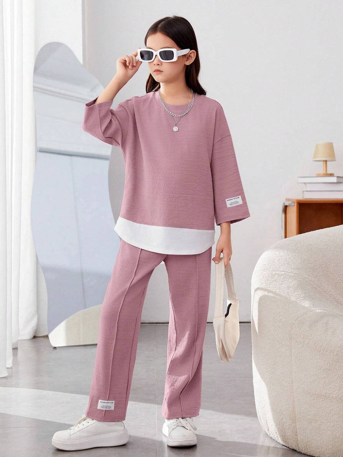 PAGHDAL BROTHERS NA Girls Casual T-shirt Pant
