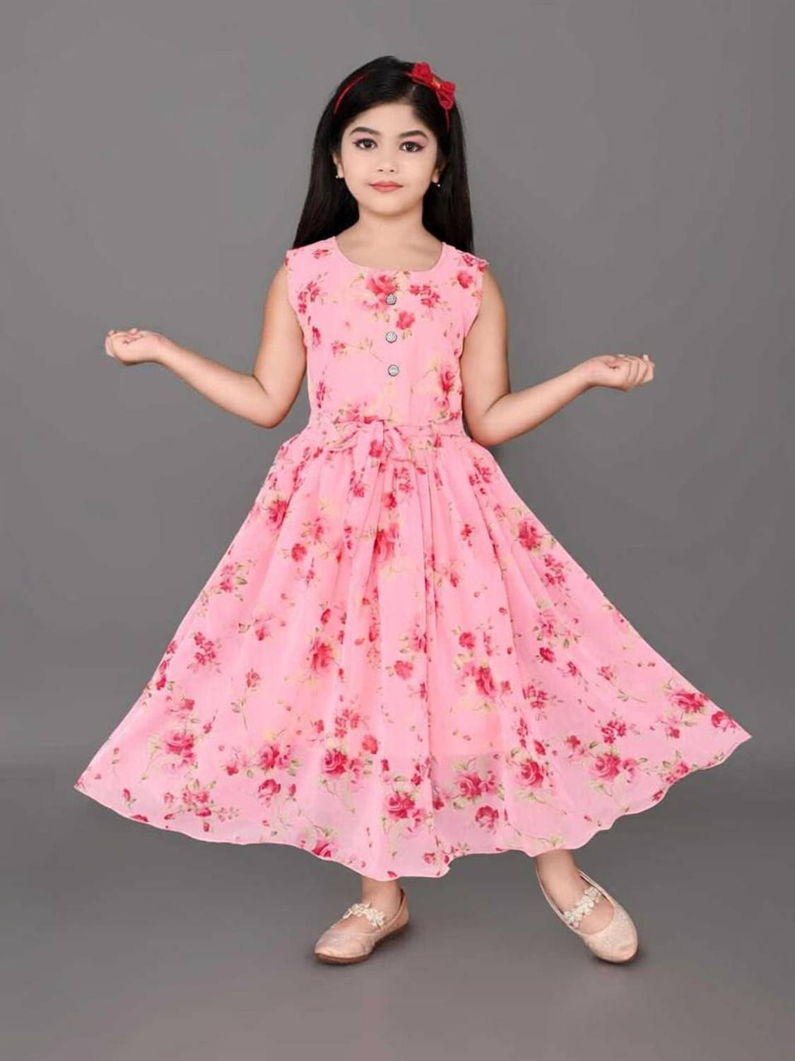 MFLF Girls Maxi/Full Length Festive/Wedding Dress