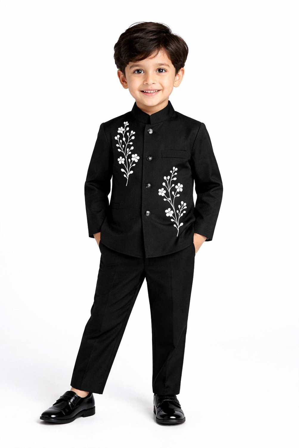 RKdress Boys Cotton Blend Blazer and Pant Set
