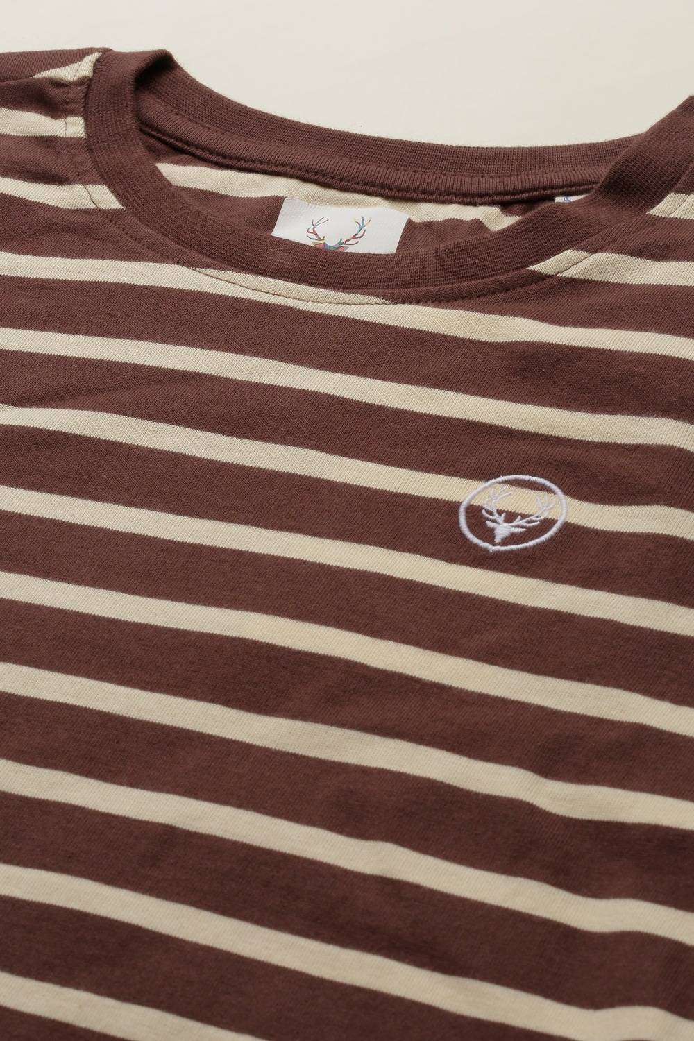 Allen Solly Boys Striped Cotton T-Shirt - Image 4