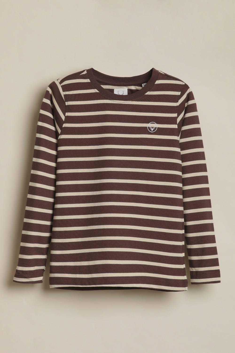 Allen Solly Boys Striped Cotton T-Shirt - Image 1