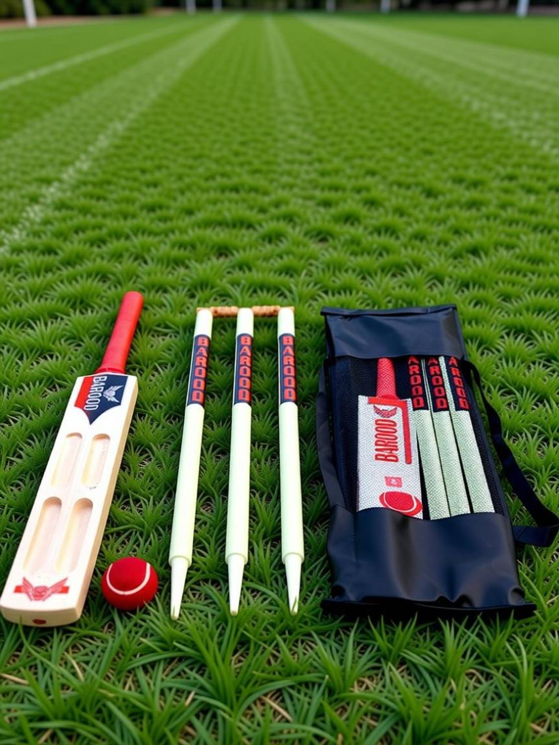 Barood Wooden Cricket Kit Size 5/4 for 10-12 Years - Image 1
