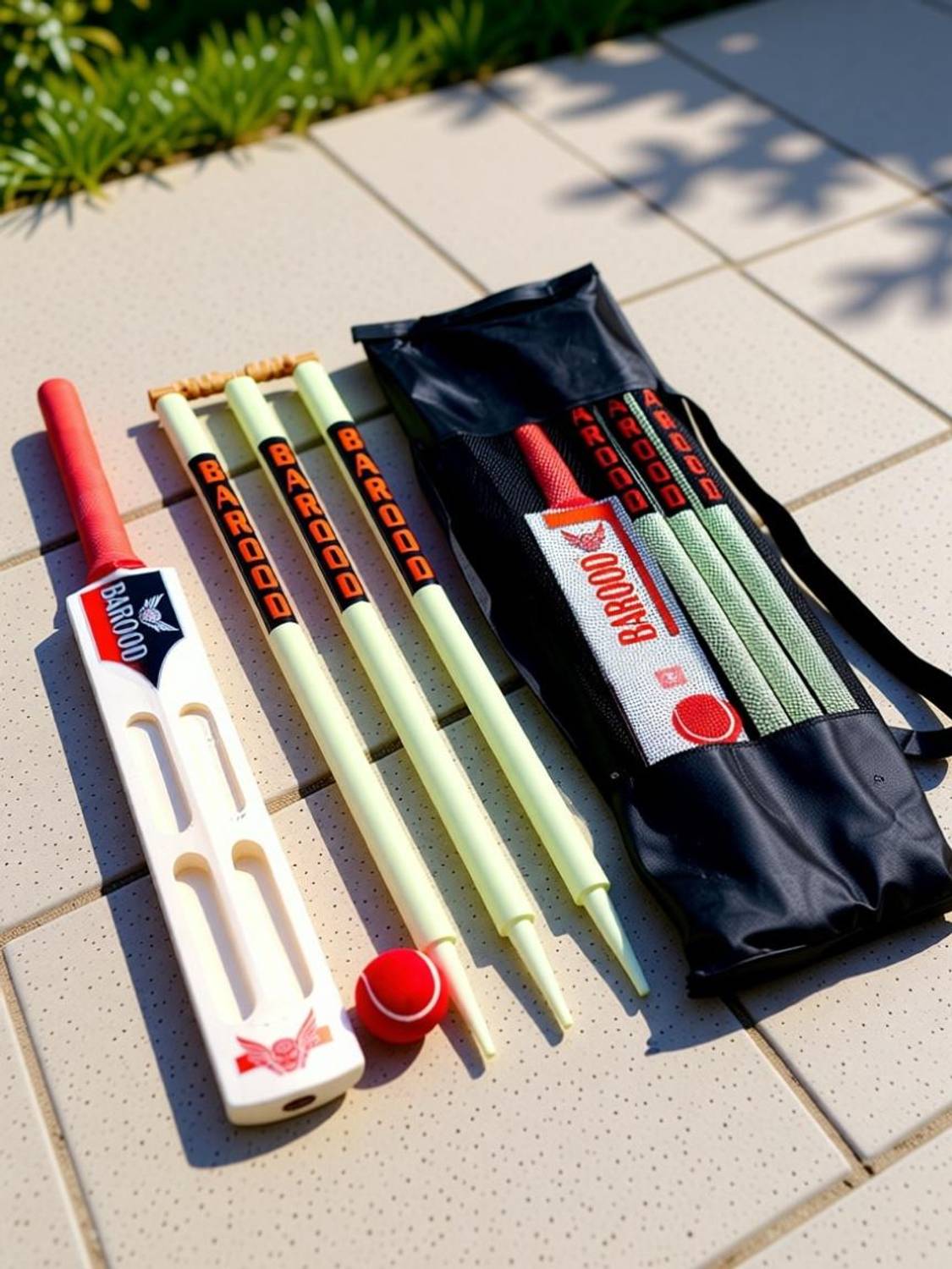Barood Wooden Cricket Kit Size 5/4 for 10-12 Years - Image 2