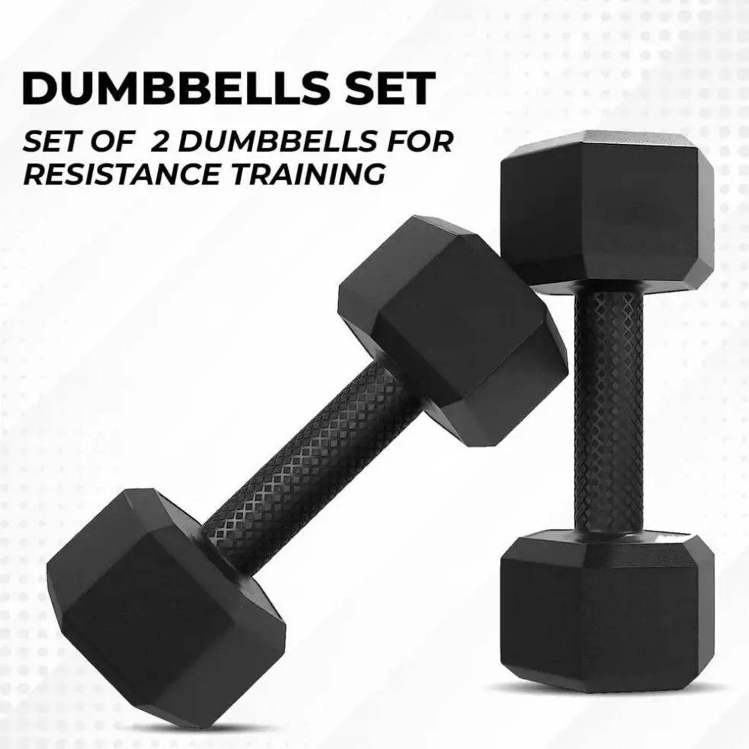 WILORA 3kg Dumbbell Set - 2 Pairs - Image 2