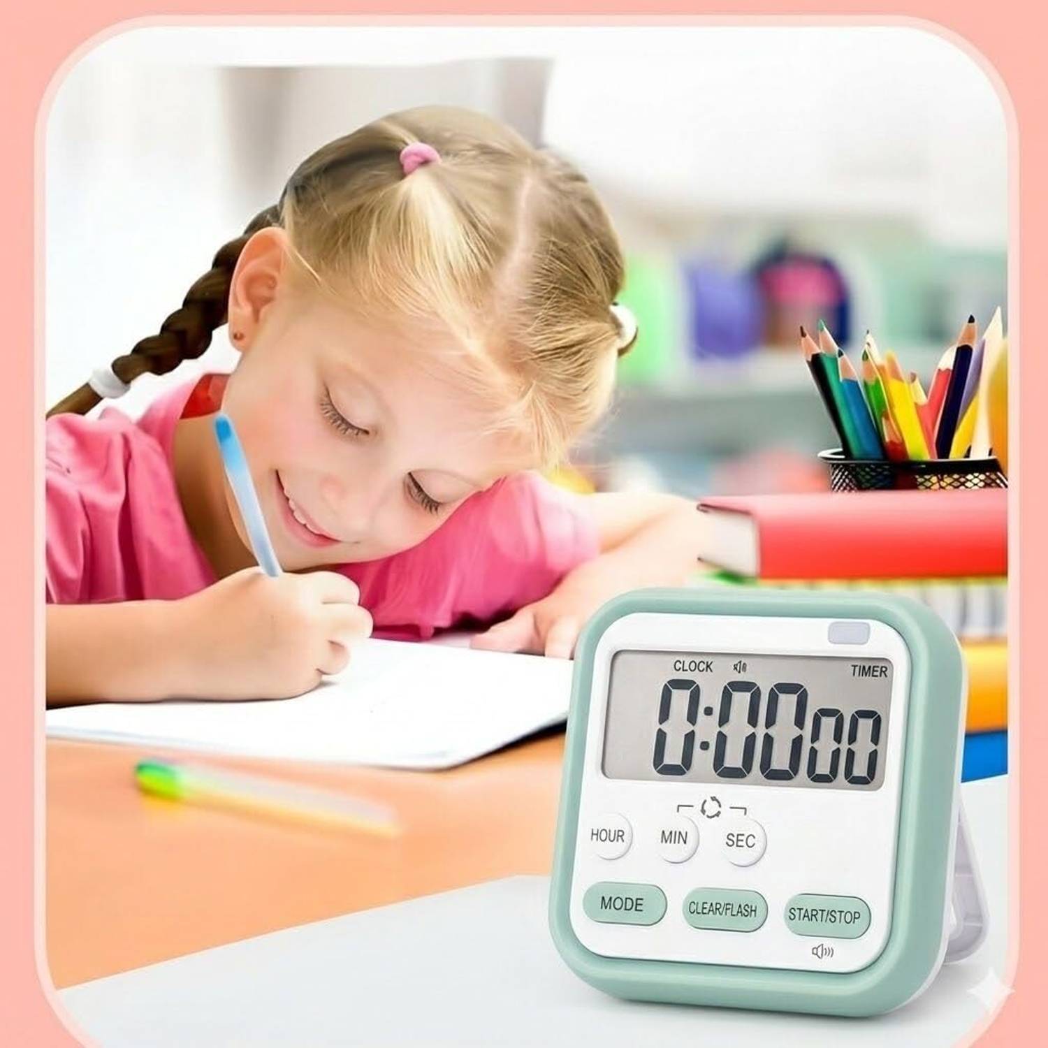 Shopsy LANLOY Magnetic Countdown Timer with LCD Display - Image 2