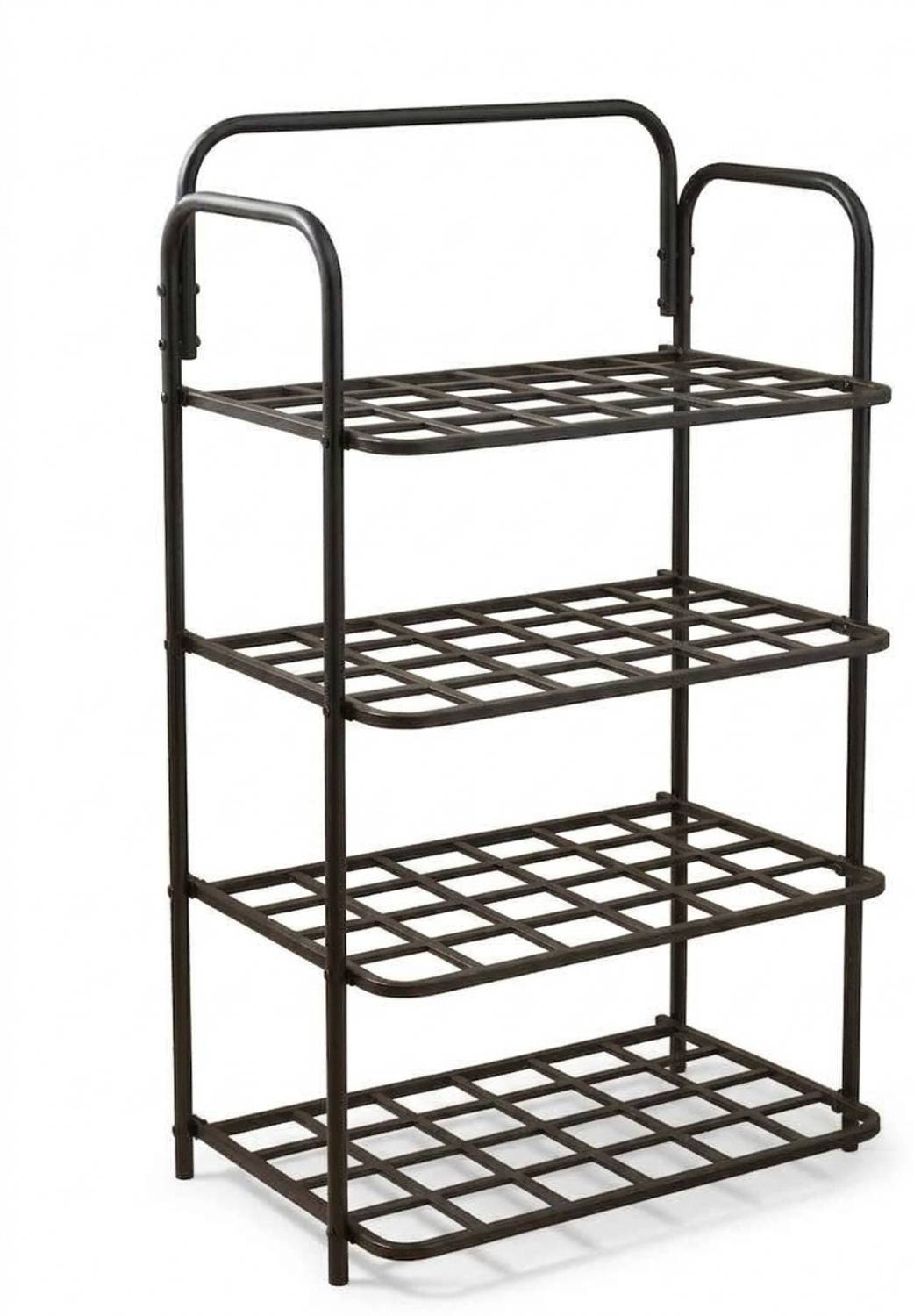 MD Kart 4 Layer Metal Plastic Shoe Rack - Image 2