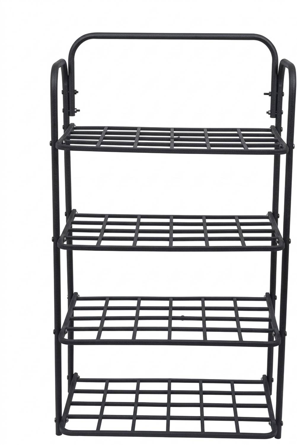 MD Kart 4 Layer Metal Plastic Shoe Rack - Image 1