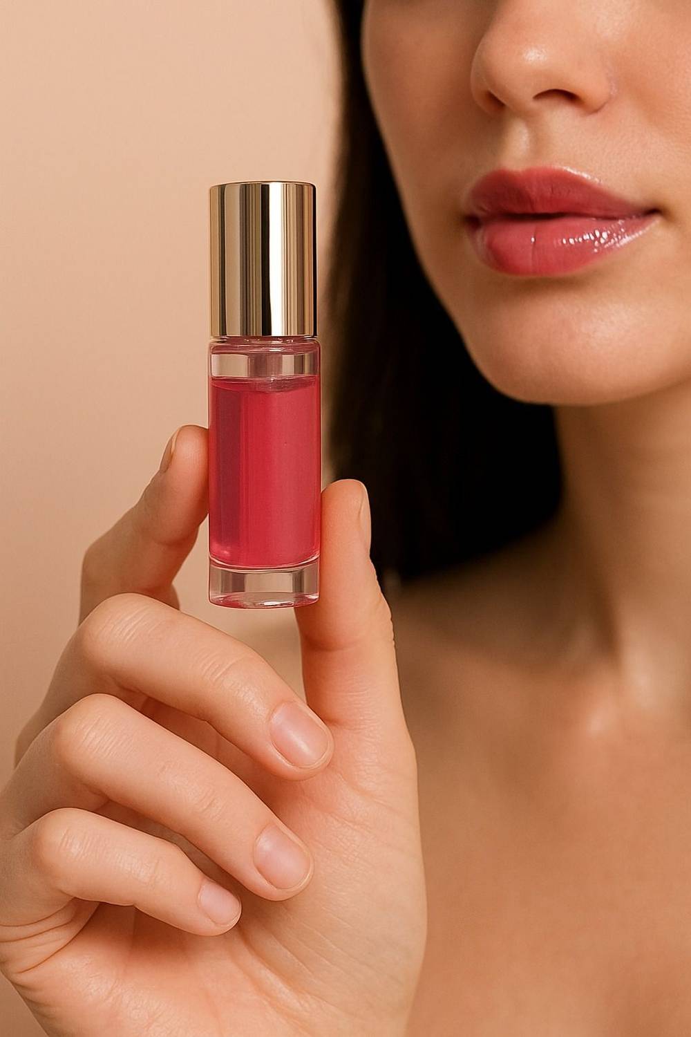 HSQ Crystal Shine Pink Lip Gloss - Image 2