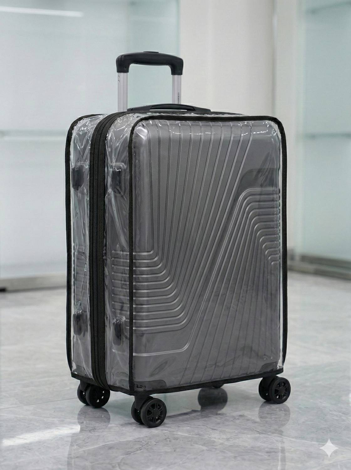 KLASSY Transparent Trolley Luggage Cover - Image 5