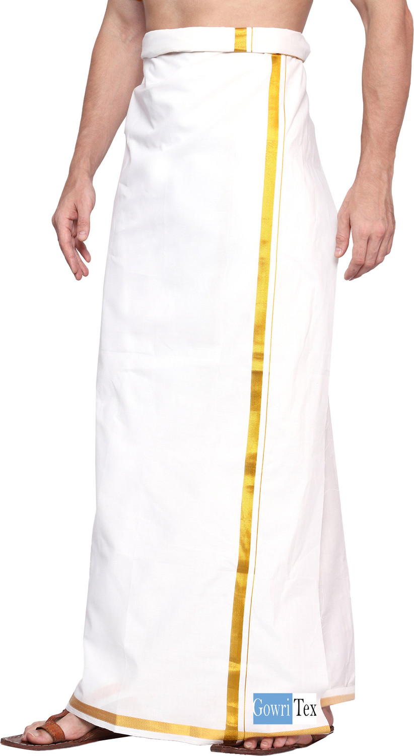 GOWRI TEX Men Dhoti