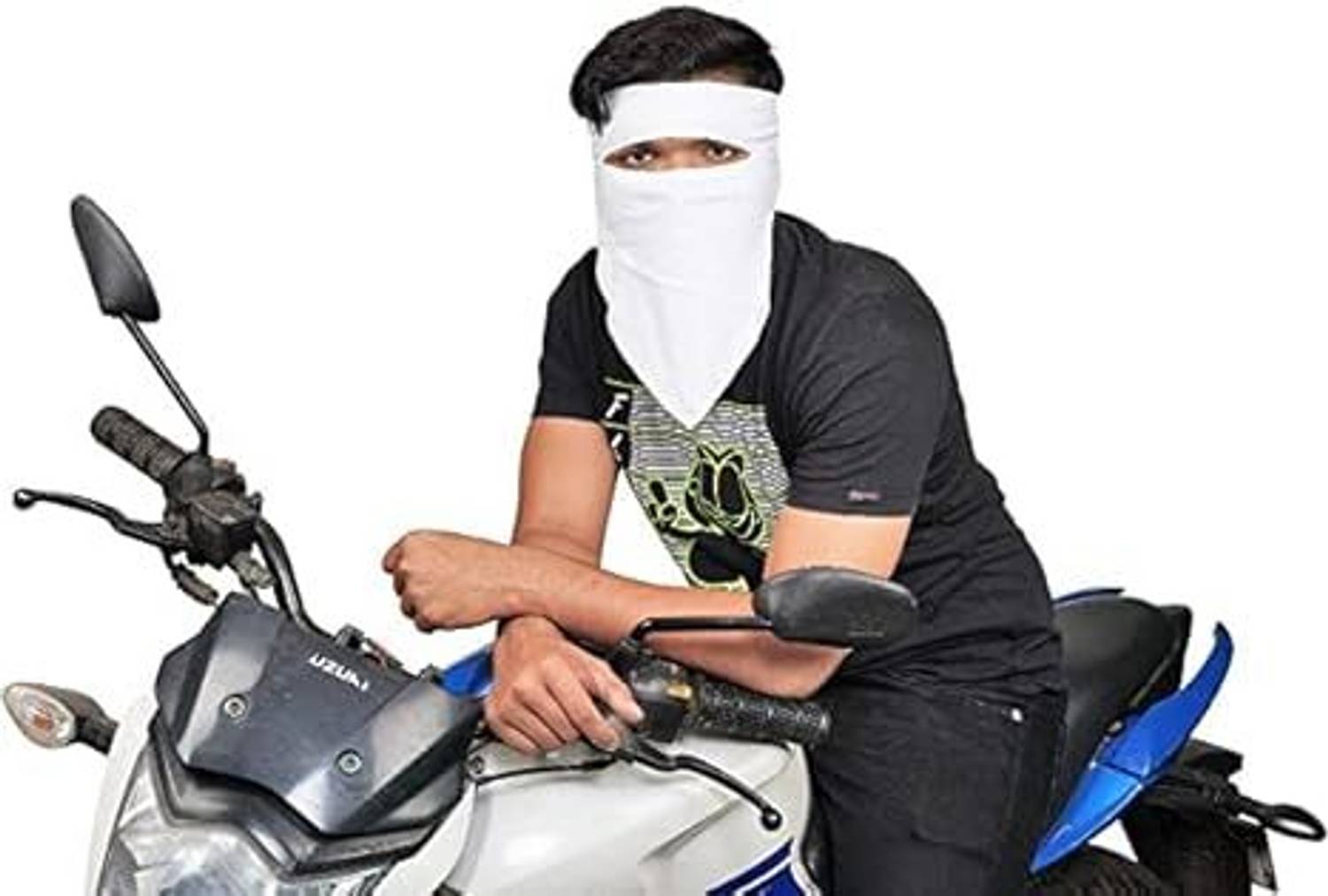 JERAMVILA Reusable Cotton Face Mask for Bikers - Image 3