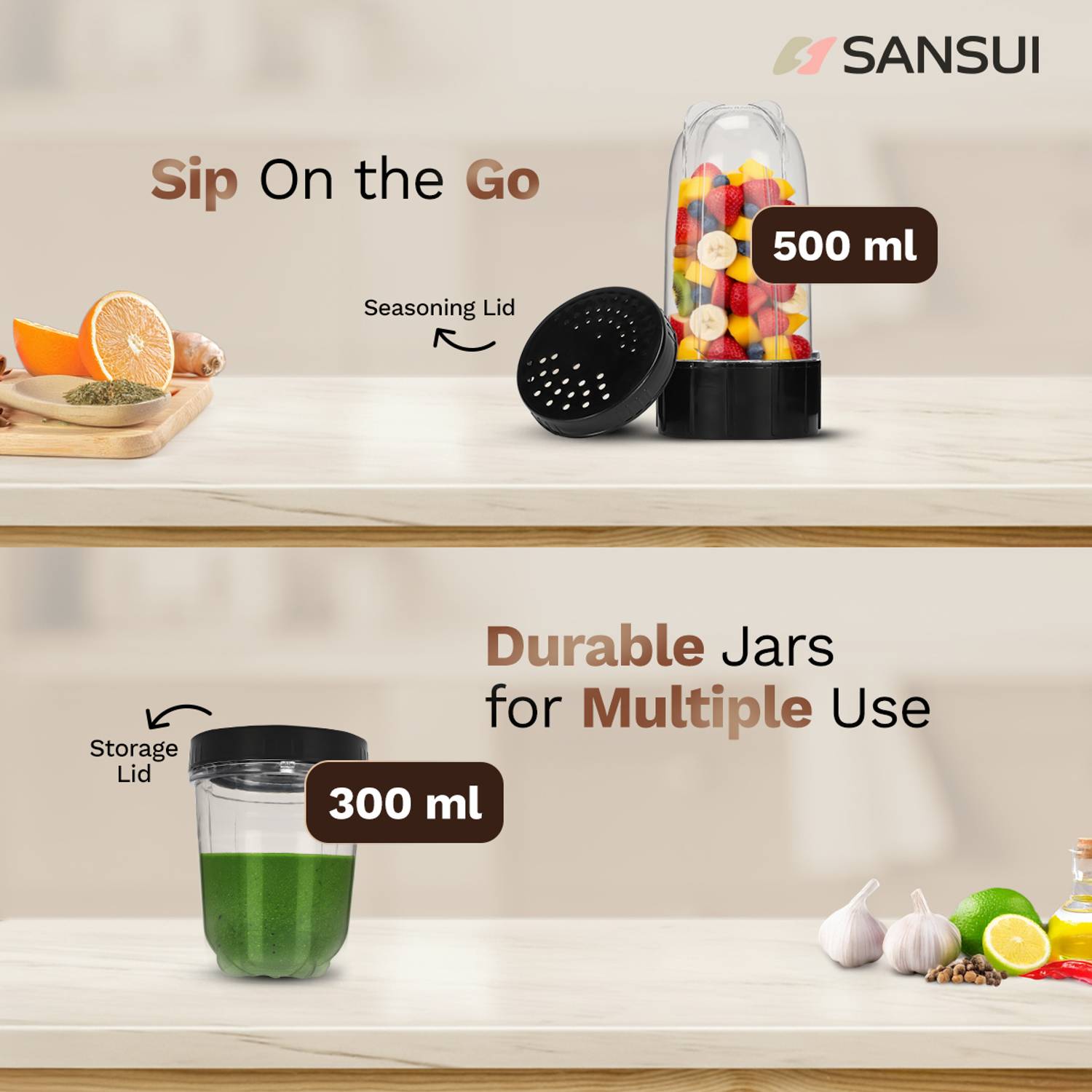 Sansui Plus 300 W Mixer Blender - Image 4