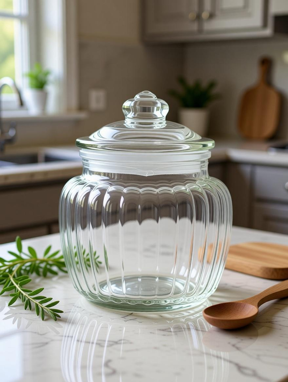 jay gatrad seller Pack of 1 Glass Cookie Jar - 650 ml Clear