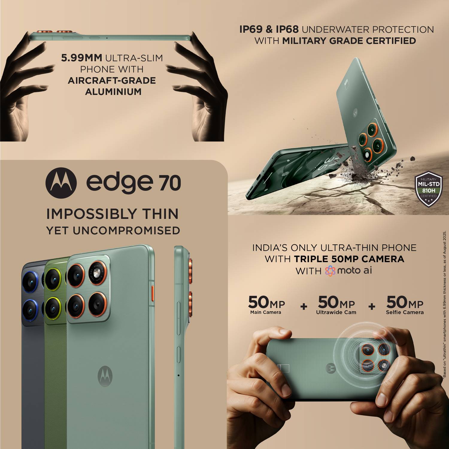 Motorola Edge 70 256GB (PANTONE Lily Pad) - Image 3
