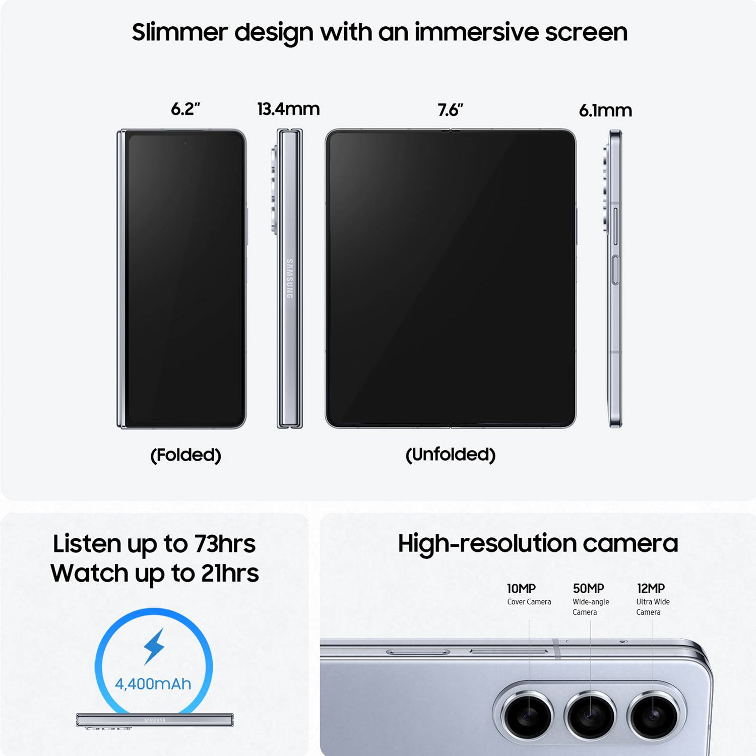 Samsung Galaxy Z Fold5 512GB Phantom Black - Image 2