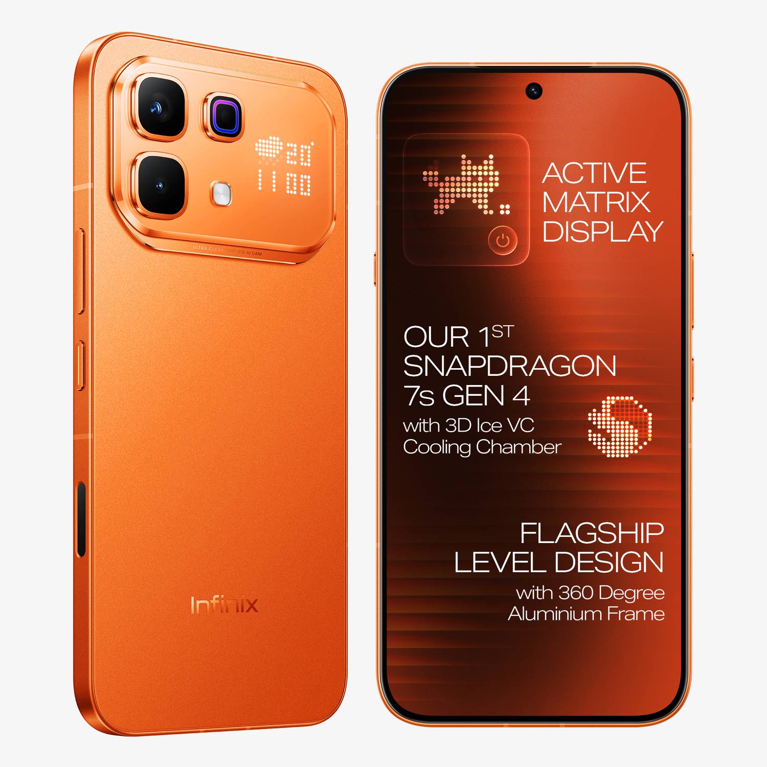 Infinix NOTE 60 Pro 256GB Solar Orange - Image 1