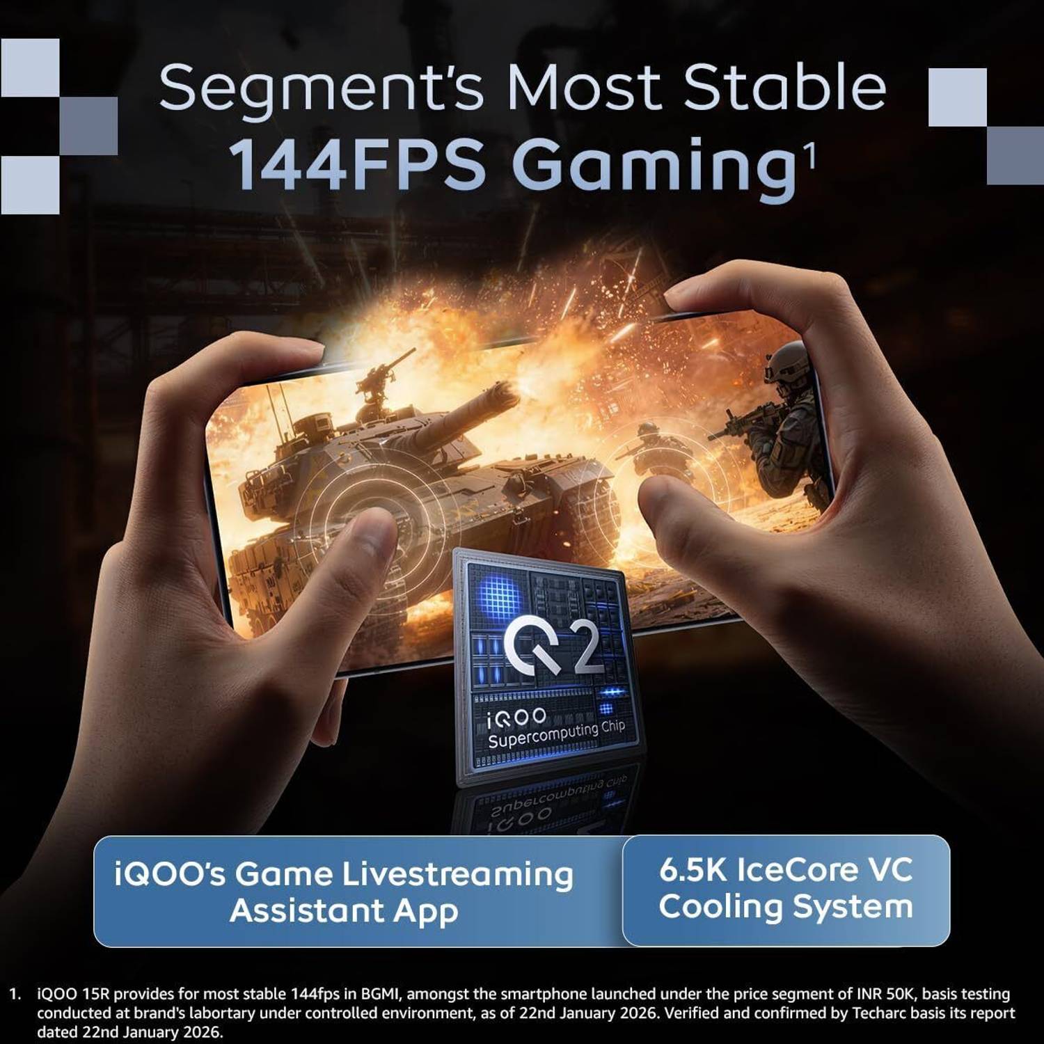 IQOO 15R 5G (Dark Knight, 256 GB) - Image 3