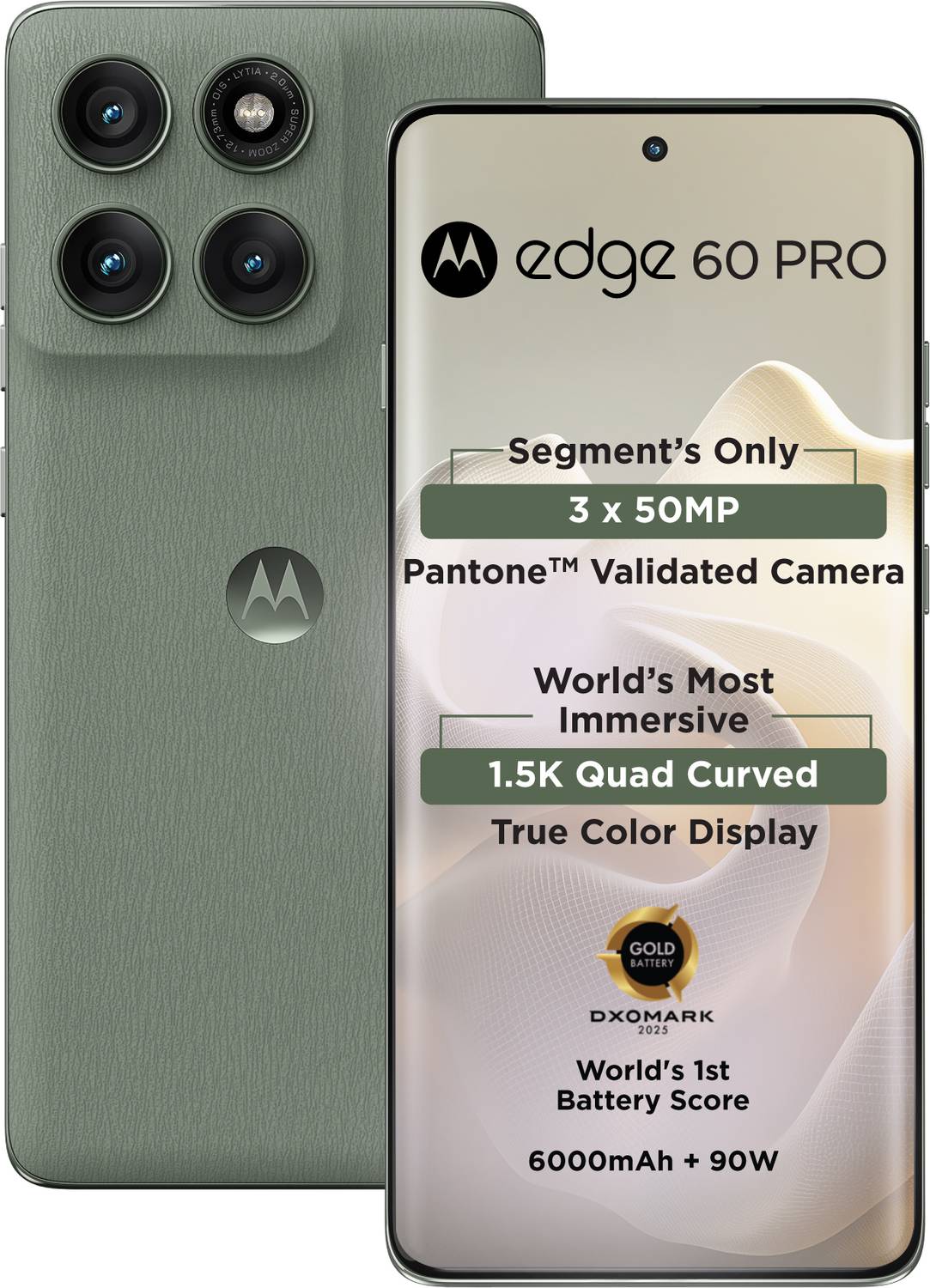 MOTOROLA Edge 60 Pro 256GB Pantone Shadow - Image 3