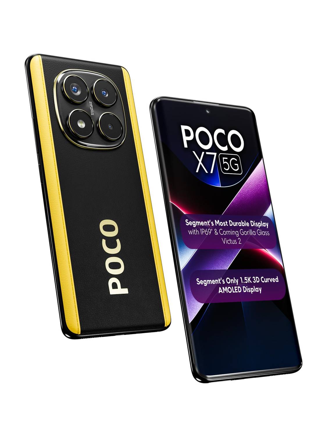 POCO X7 5G (Yellow, 256 GB) - Image 1