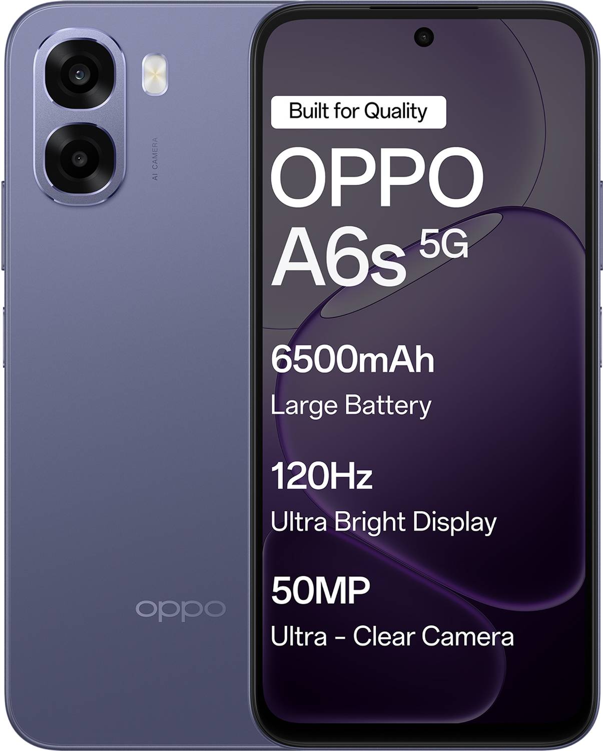 OPPO A6s 5G 128GB Plum Purple - Image 1