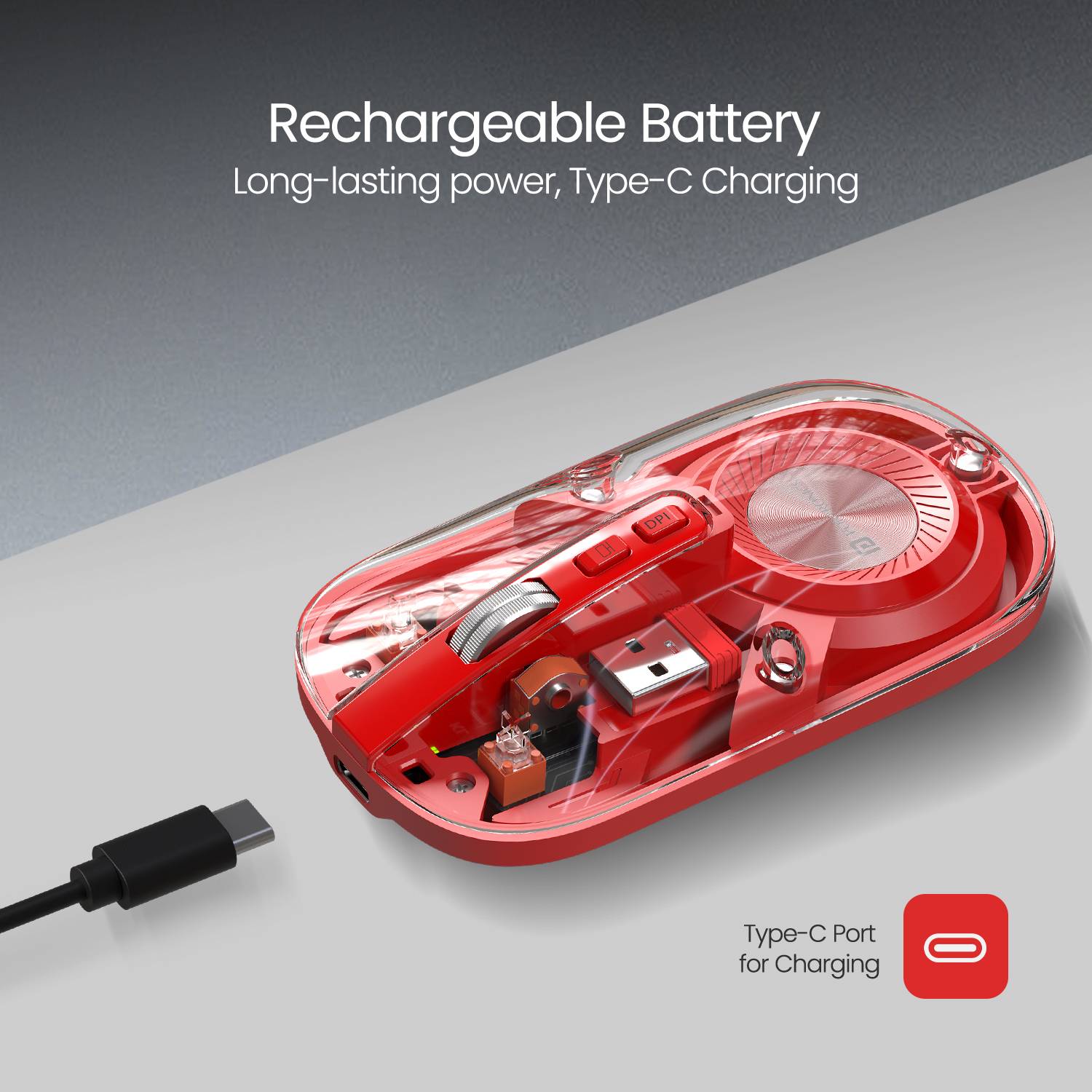 Portronics Toad 8 Ambidextrous Optical Mouse - Image 3
