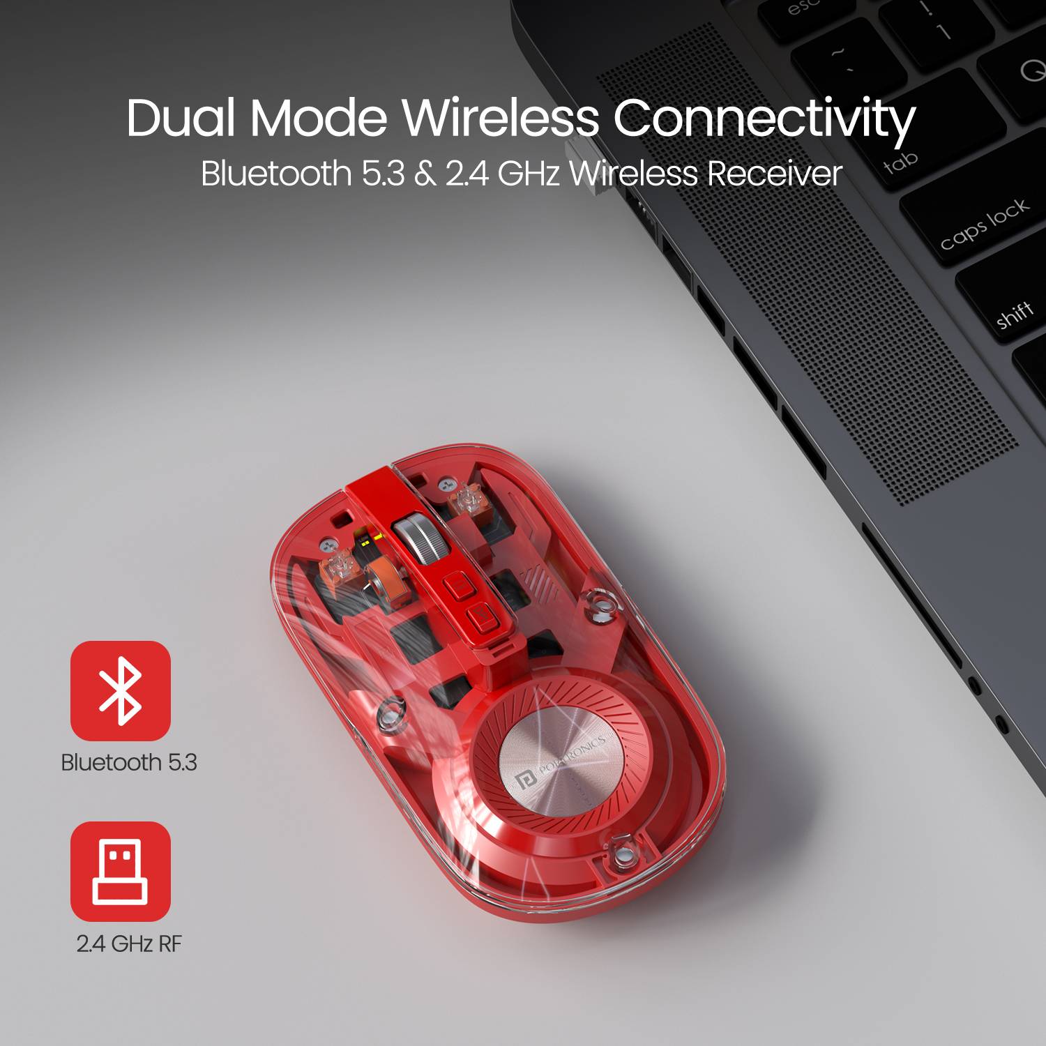 Portronics Toad 8 Ambidextrous Optical Mouse - Image 2