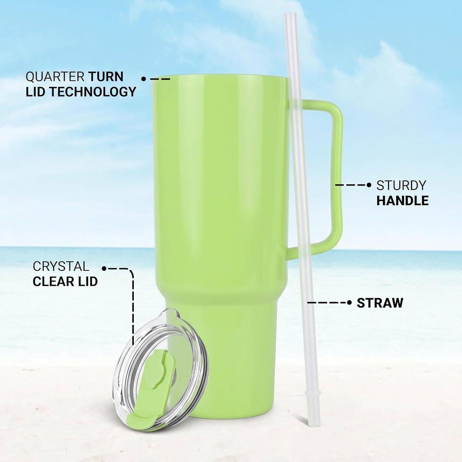 iYOGIzz 1800ML Plastic Tumbler - Image 3