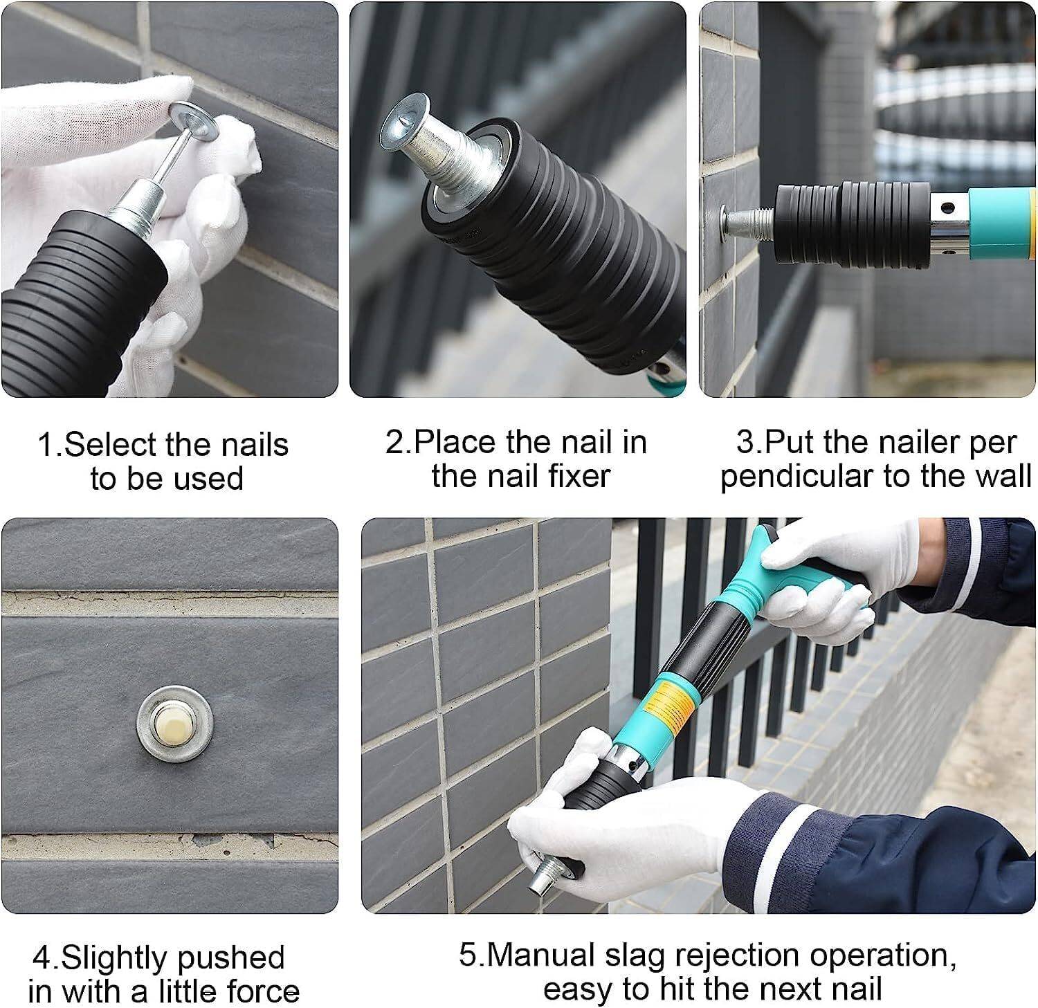 BBD Kitchen Shop Manual Steel Nail Gun - Image 5