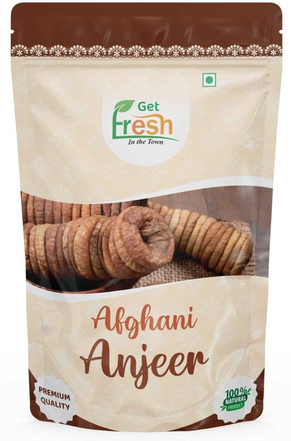 Get Fresh GFPremium Dry Figs| Medium Afghani Anjeer Figs (1000 g) Figs