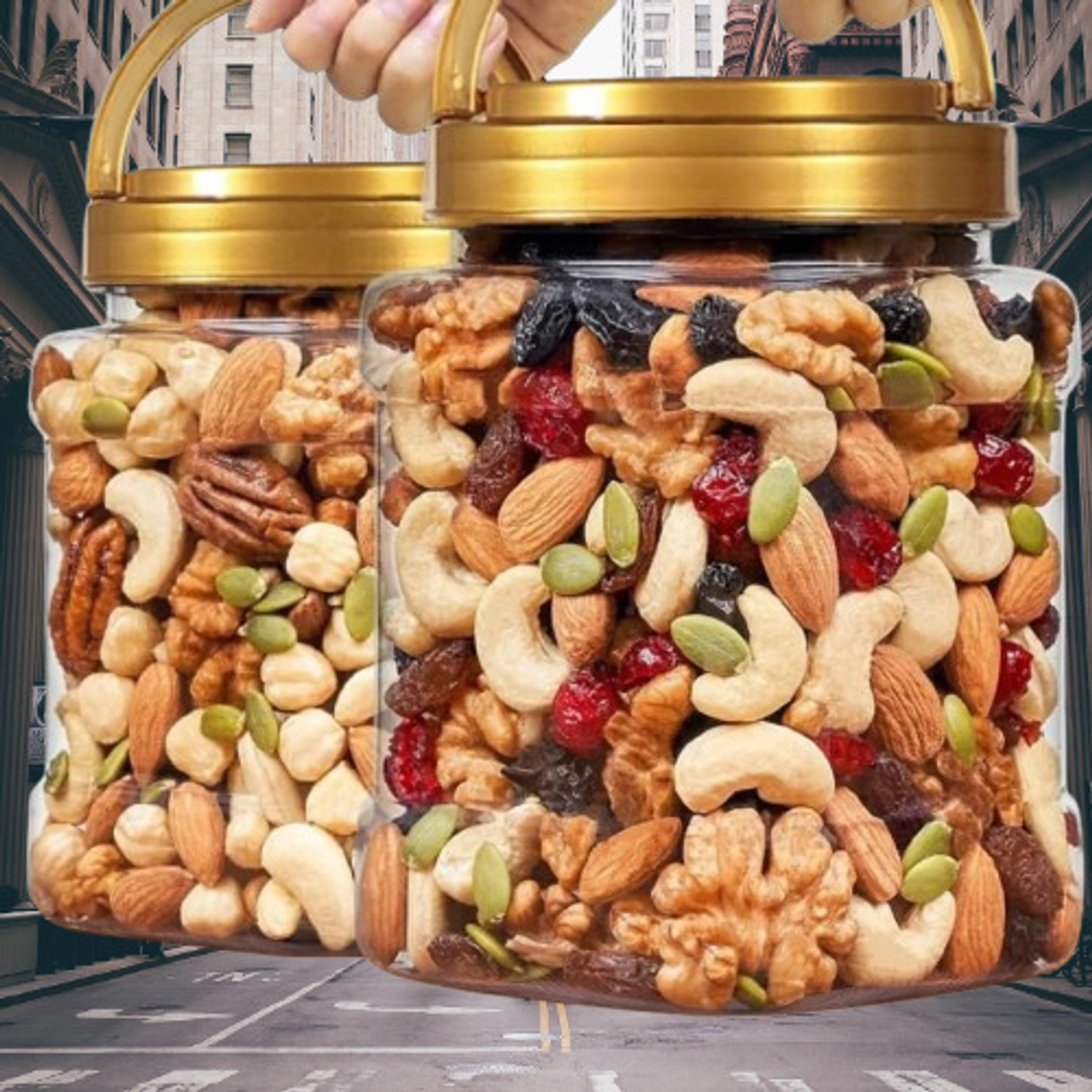Get Fresh 04Dry Fruits Nut Mix Black & Green Raisin,Almonds,Cashews,Apricot,Pistachios, Assorted Fruits & Nuts