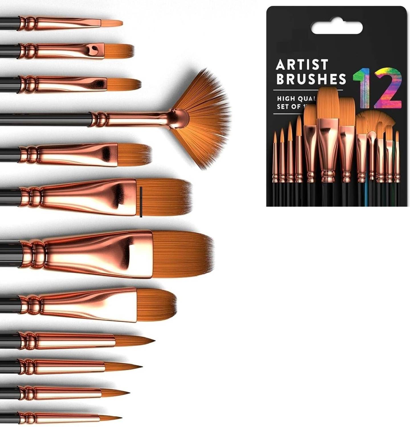 Freedy Premium Artist Painting Brushes - Image 3