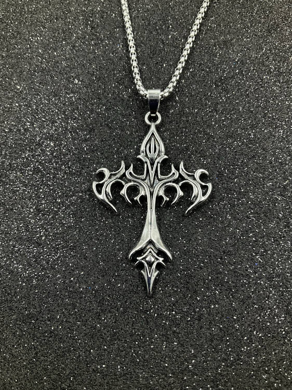 sky cart Cross Pendant 567 Metal - Image 2