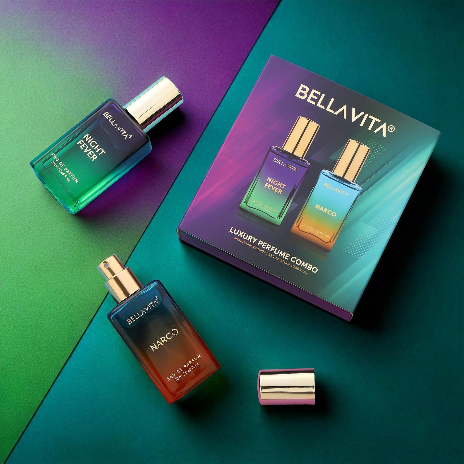 BELLAVITA NARCO & NIGHT FEVER Perfume Pack of 2 · 20 ml (40 ml total) - Image 4