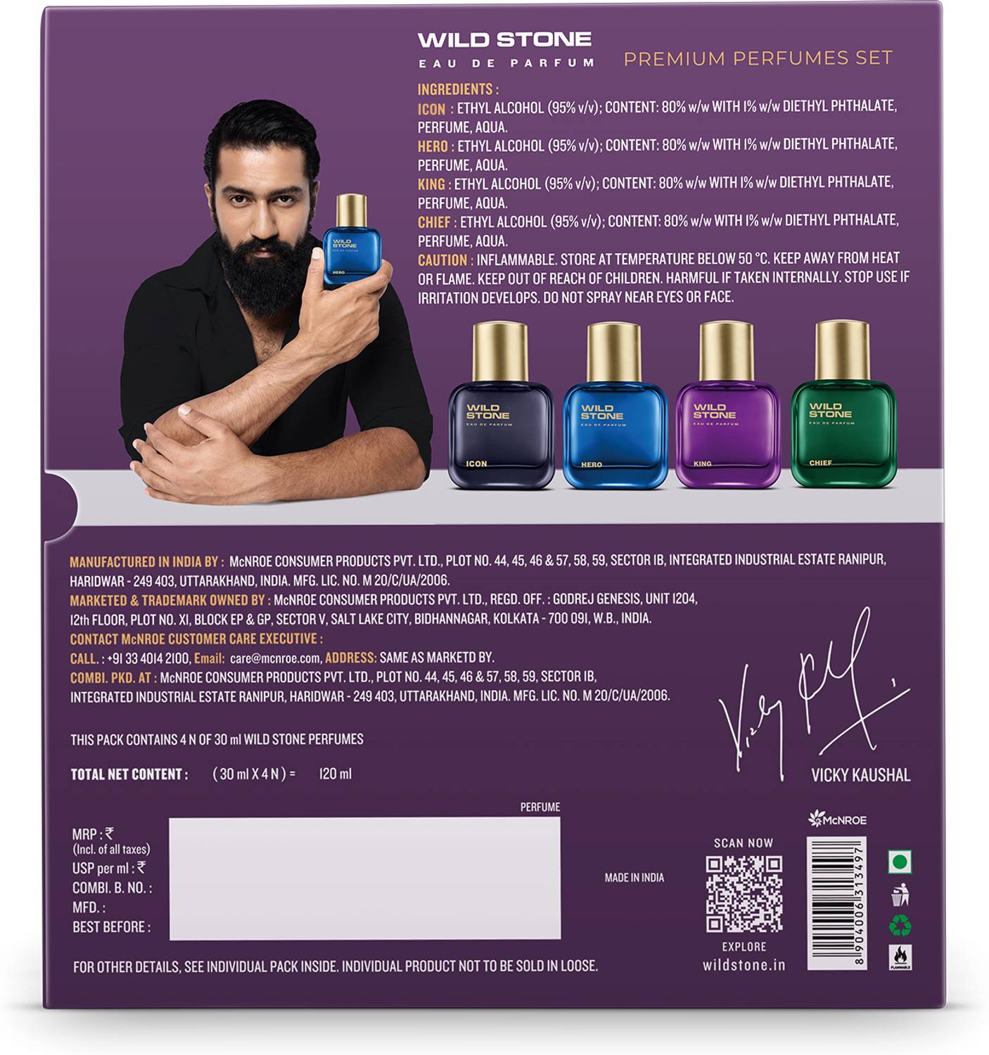 Wild Stone Hero King Chief Icon Eau de Parfum 120 ml - Image 5