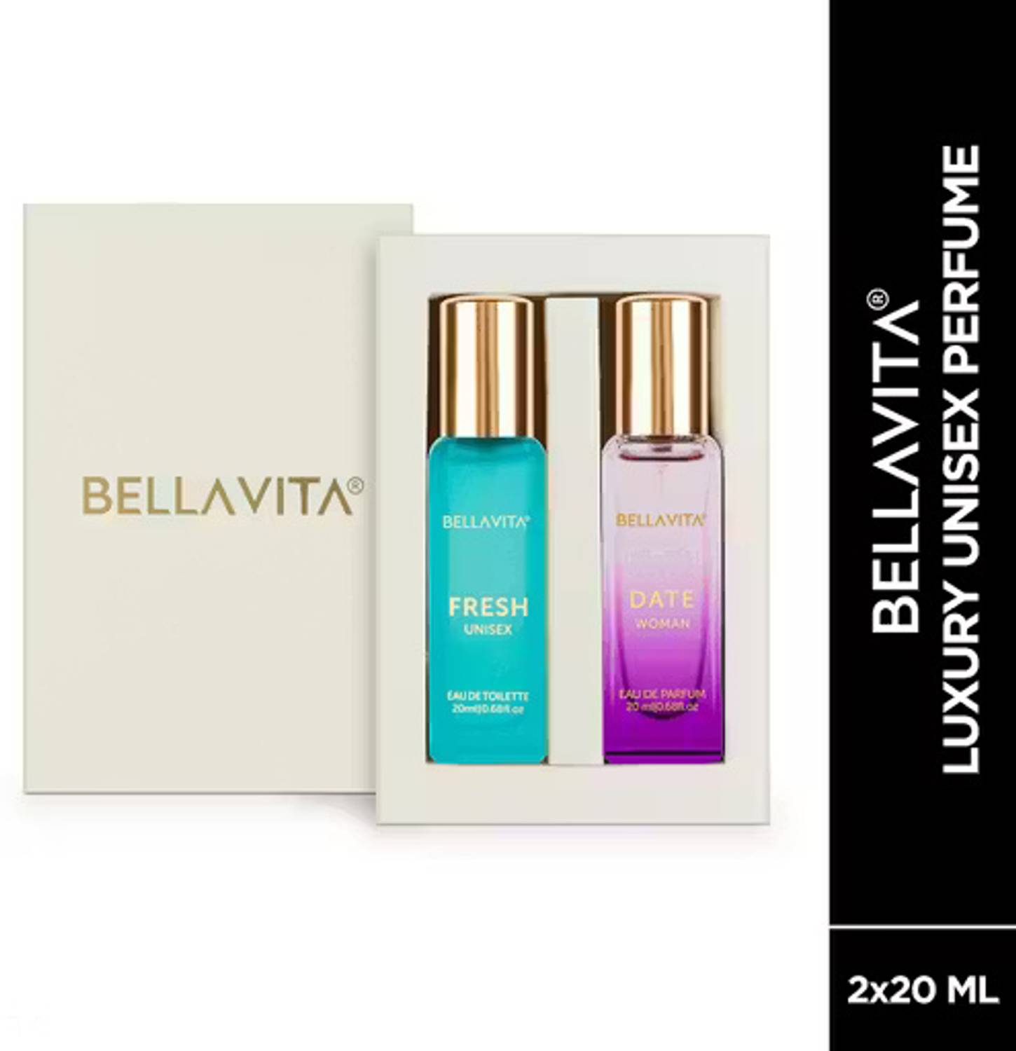 BELLAVITA Luxury FRESH Unisex +DATE Woman Perfume Combo 40 ml Eau de