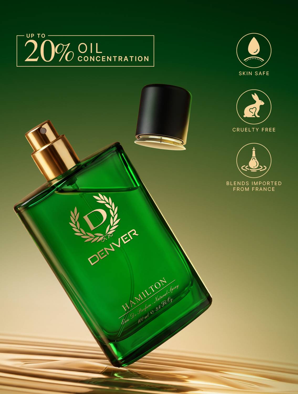DENVER Hamilton Perfume Eau de Parfum 100 ml - Image 4