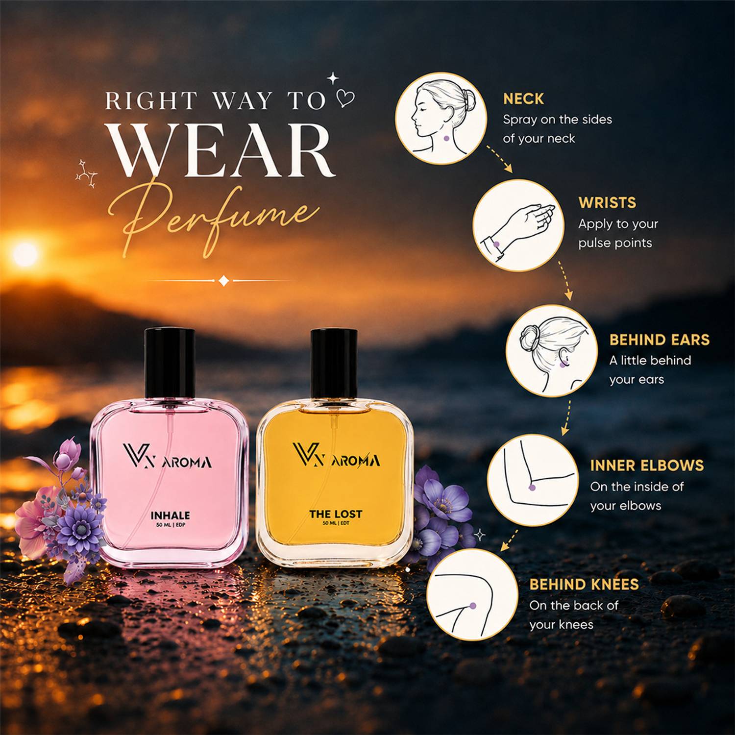 VN AROMA Combo Pack of 4 Eau de Pack of 4 · 200 ml (800 ml total) - Image 3
