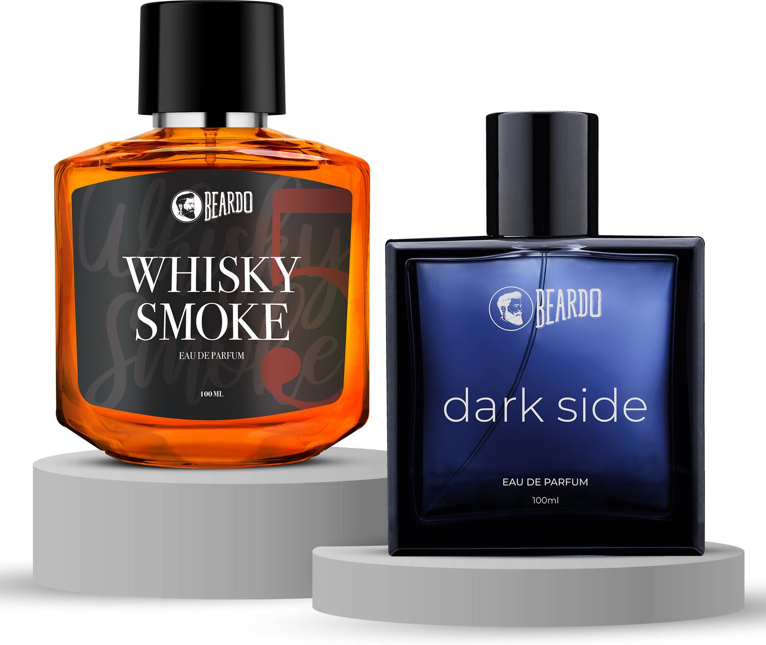 BEARDO Whisky Smoke & Dark Side EDP Pack of 2 · 200 ml (400 ml total) - Image 1