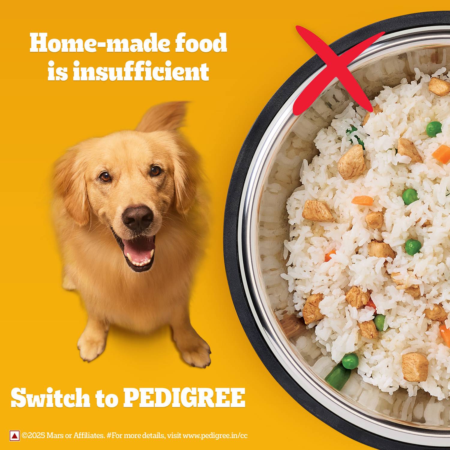 PEDIGREE 100% Nutrition Chicken, Vegetable 5.5 kg Dry Dog Food - Image 4