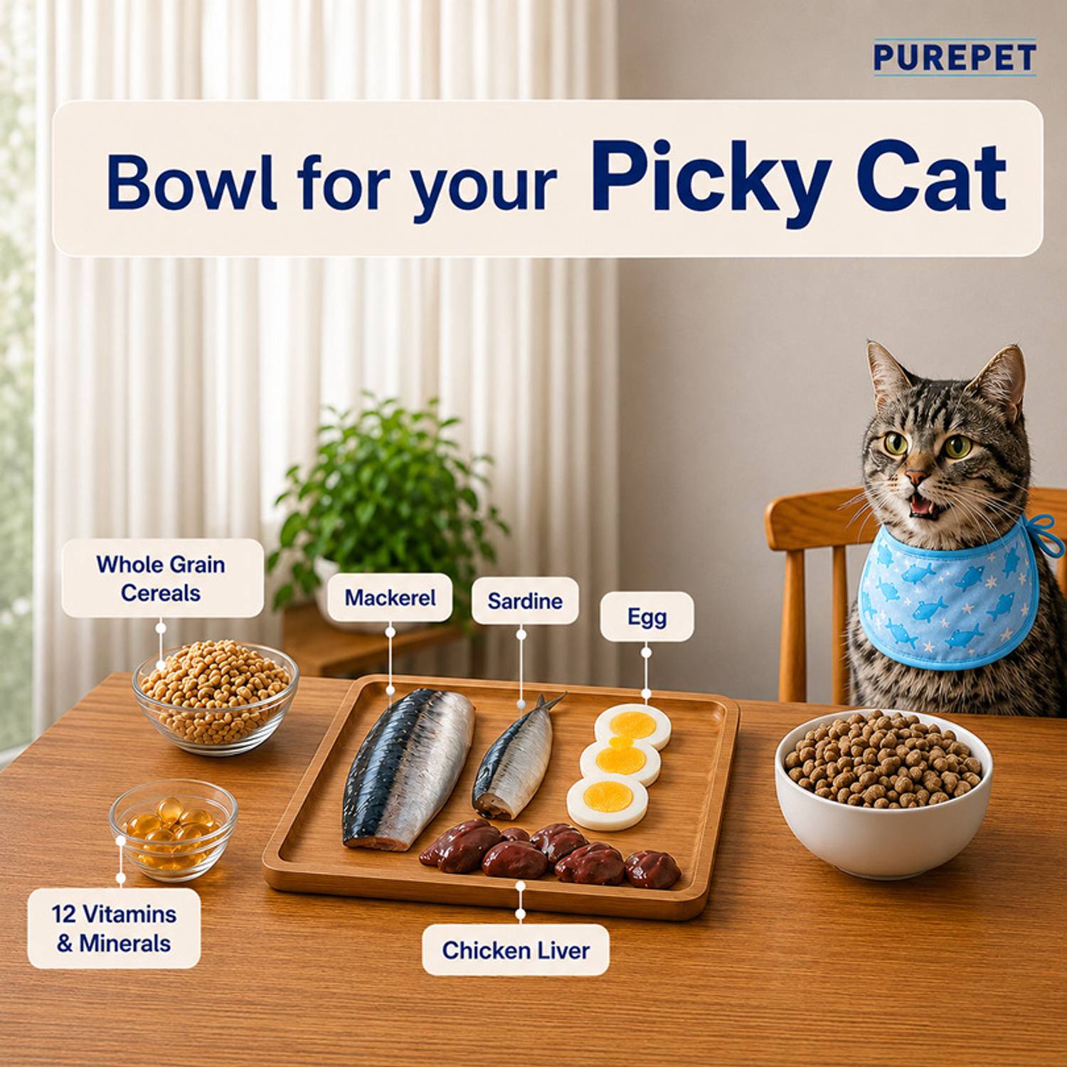 Purepet Ocean Fish 6 kg Dry Adult Cat Food - Image 3