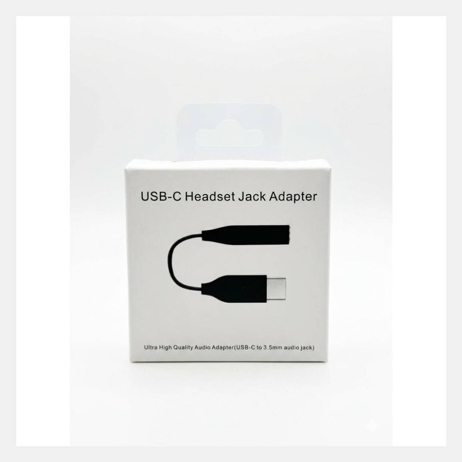 Port Black USB-C to 3.5mm Headphone Jack Adapter - Image 1