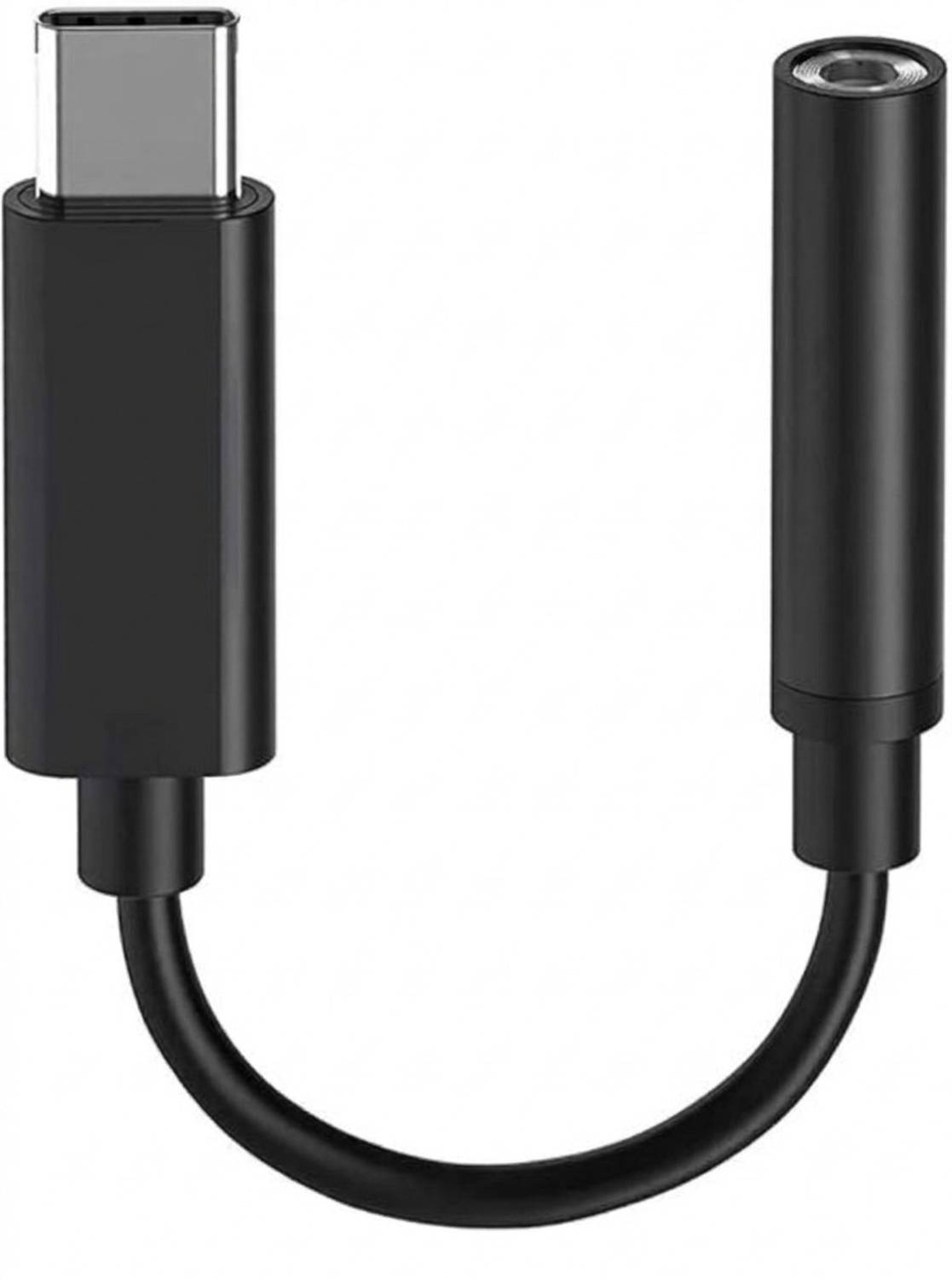 Port Black USB-C to 3.5mm Headphone Jack Adapter - Image 2