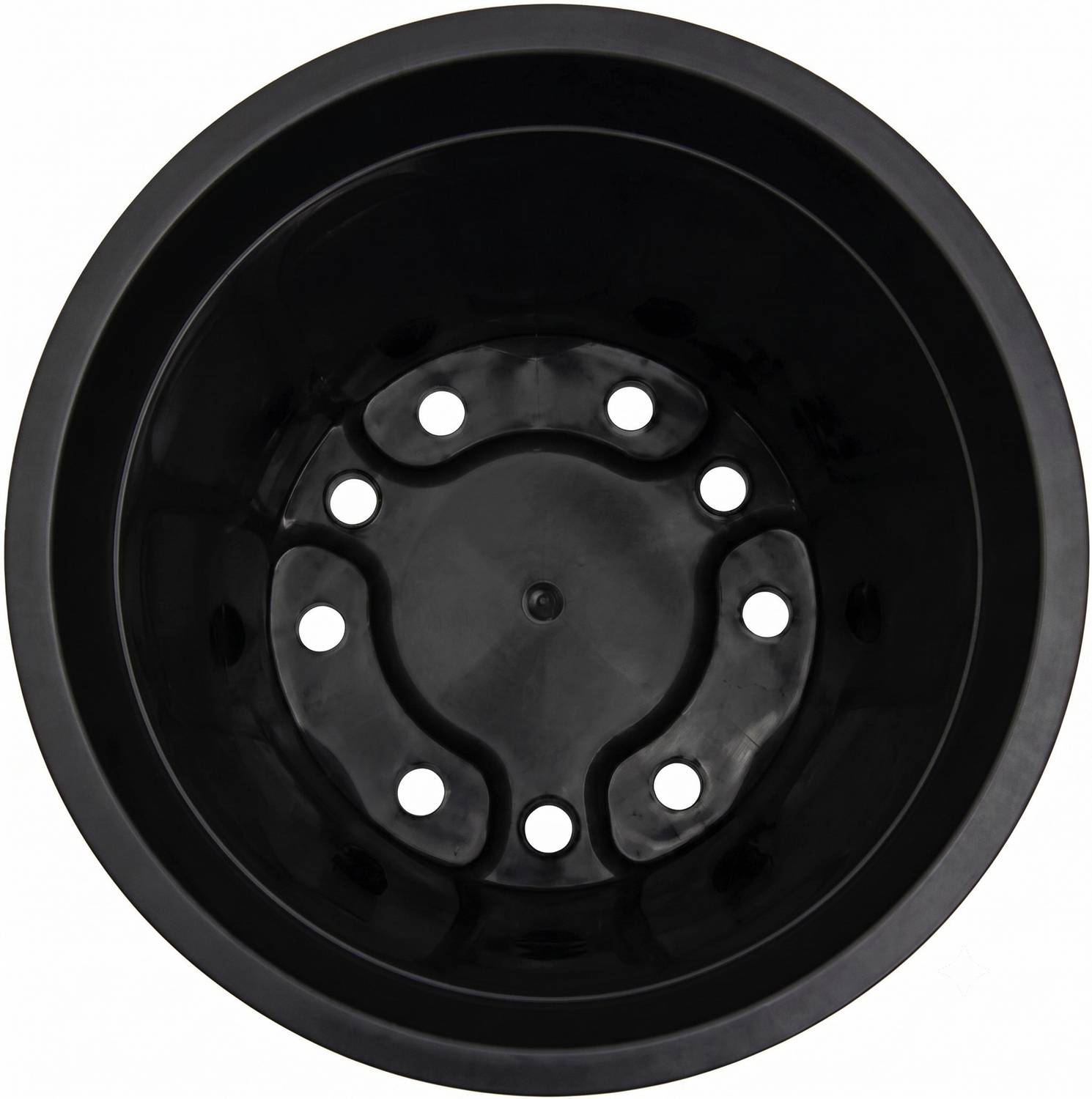 HARIYALI HOME Black Plastic Planter Pots (Pack of 12) - Image 4