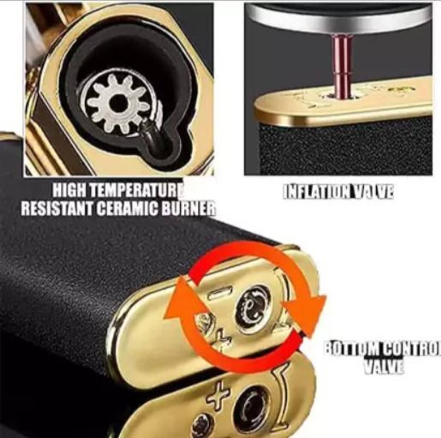 ANK Bride Hub Dragon Double Flame Lighter - Image 5