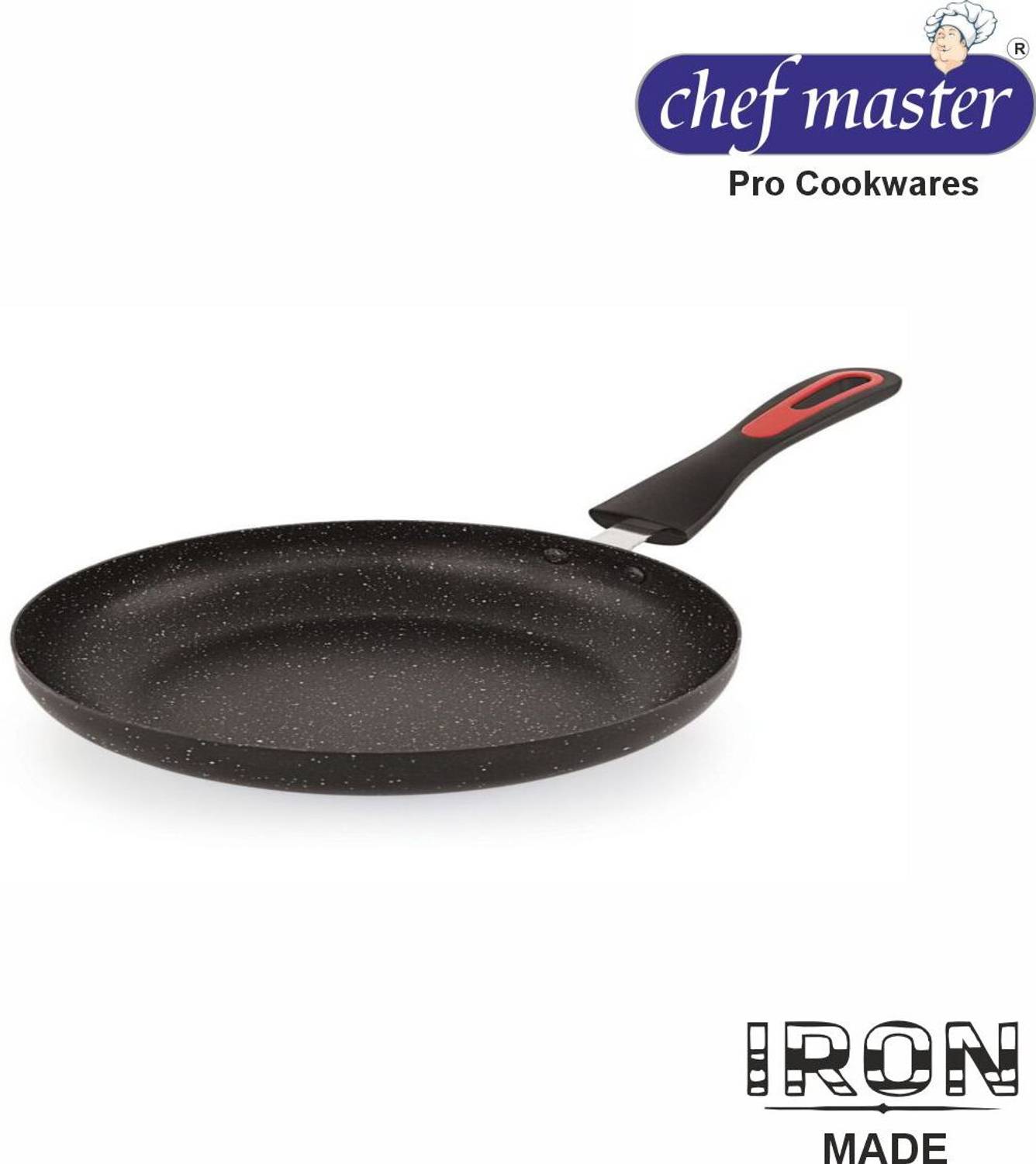Chefmaster iron-Pro 24 cm Carbon Steel Frying Pan - Image 5