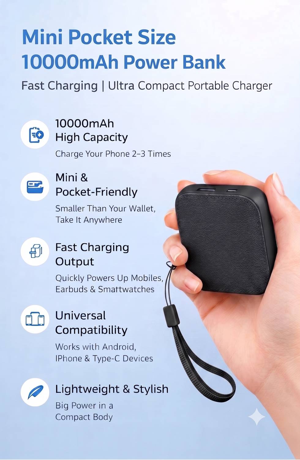 AMYTEL 10000 mAh Power Bank - Image 2