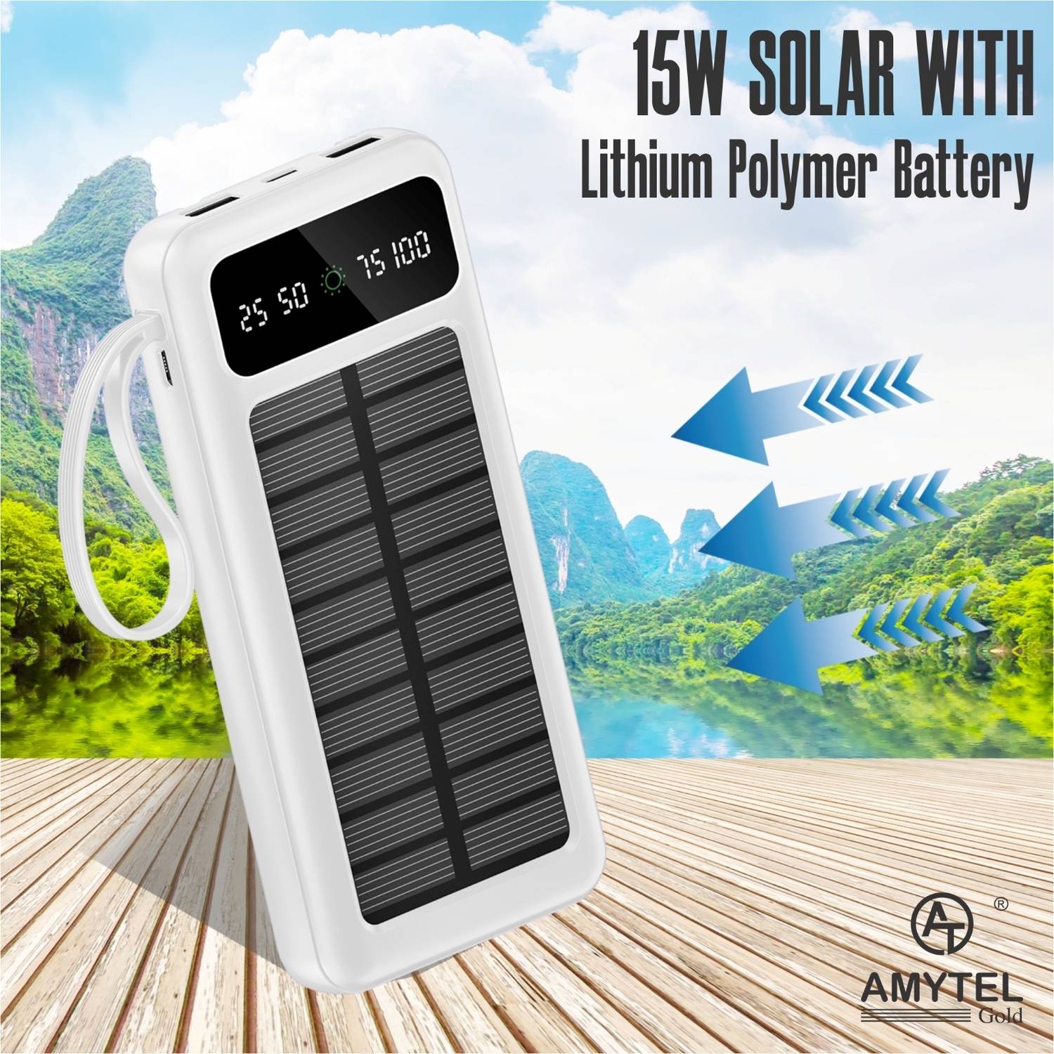 AMYTEL 10000 mAh Power Bank - Image 2