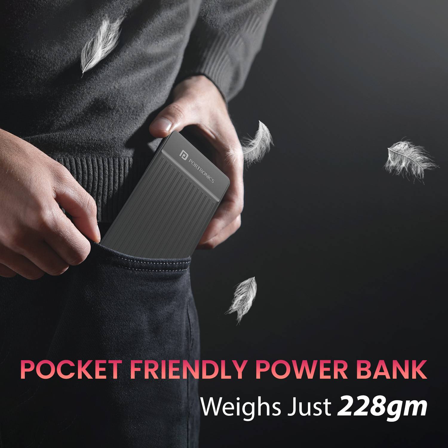 Portronics 10000 mAh 22.5W Ultra Slim Power Bank - Image 4
