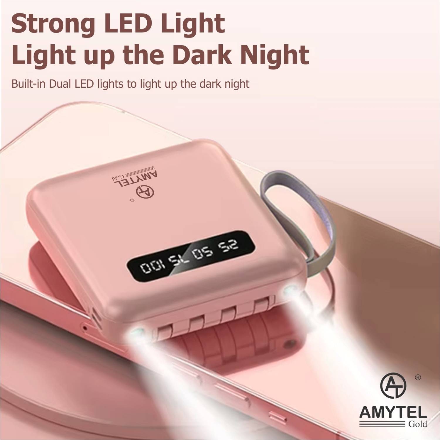 AMYTEL 10000 mAh Power Bank (Fast Charging, Quick Charge 2.0) - Image 5