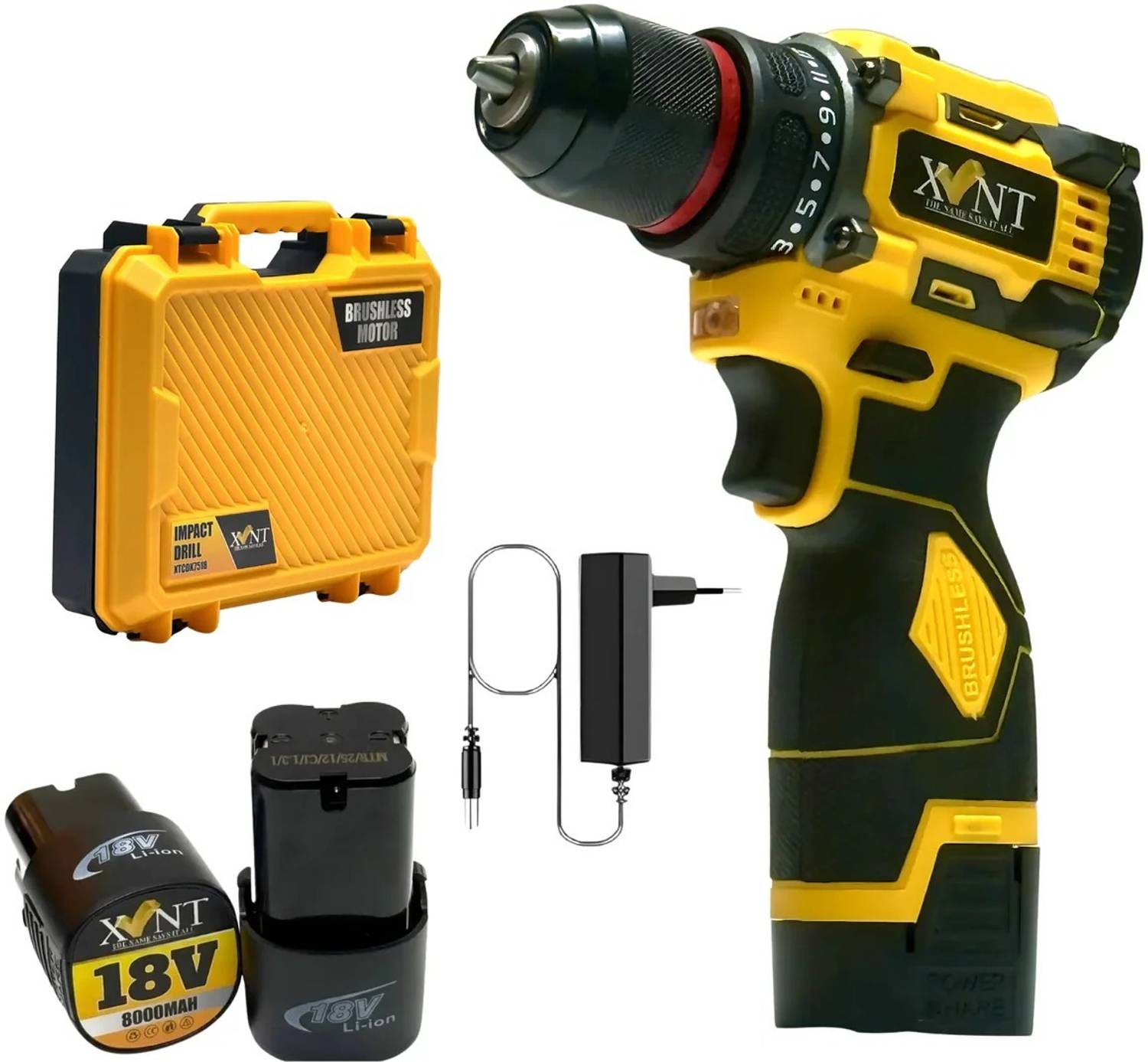 NTH XLNT 18V Cordless Drill Machine 10mm Metal Chuck - Image 1